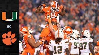 Miami vs. Clemson ACC Football Championship Highlights 2017