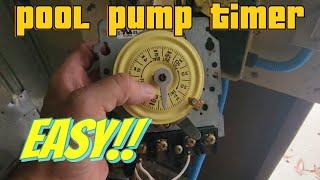 Intermatic pool pump timer - how to set and replace