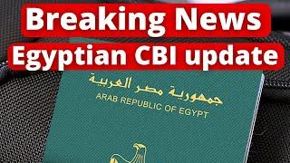 BREAKING NEWS on the Egypt Citizenship by Investment all Real Estate now allowed