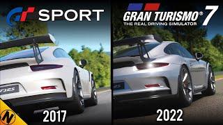 Gran Turismo 7 vs  Gran Turismo Sport  Direct Comparison