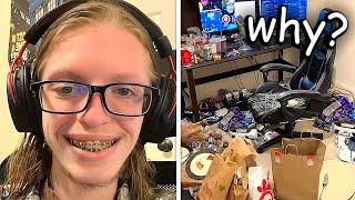 TikTok Streamer Refuses to Clean His Room