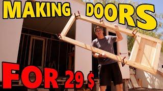 Making a Wooden Door DIY Only Simple Tools S1 Ep8