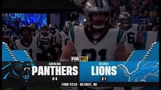 NFL on FOX intro Panthers at Lions