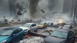 A moment ago in Germany Tornado destroy Telgte storm and hail destroy Bavaria