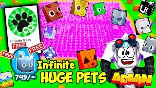 Я АДМИН С БЕСКОНЕЧНЫМИ HUGE ПИТОМЦАМИ В ПЕТ СИМУЛЯТОР Z ROBLOX Pet Simulator Z