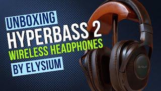 Elysium Signature HyperBass 2 Wireless Bluetooth Headphones Unboxing Wear Test Sound Test