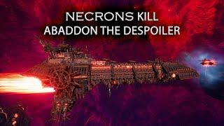 Battlefleet GOthic Armada 2 Necrons Defeat Abaddon the Despoiler