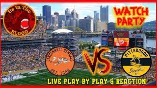 Cincinnati Bengals vs Pittsburgh Steelers Live Watch Party  play by play & reaction