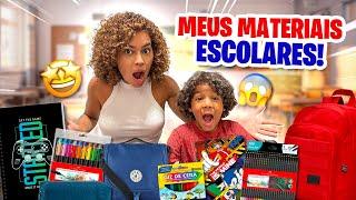 COMPRANDO OS MATERIAIS ESCOLARES