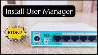 How to install User Manager Radius Server on MikroTik RoSv7