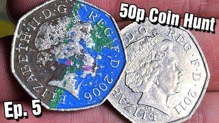 £250 50p Coin Hunt  The most colourful coin ever  Ep. 5