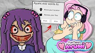 DONT PLAY WITH AYUMI... SHE WILL TRACK YOU? HORROR GAME