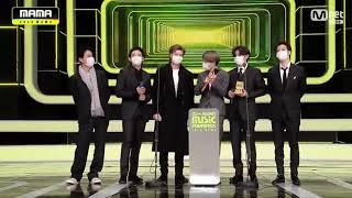 CC eng subs Sugas speech via call ALBUM OF THE YEAR BTS MAMA 2020