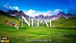 Nepal 4K - Beautiful Nature with Peaceful Relaxing Piano Music - Stunning Island Nation