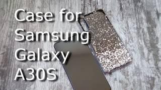 Блестящий чехол со звездой для Samsung Galaxy A30S
