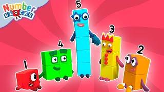 Off We Go  Full Episode - S1 E9  Numberblocks Level 1 - Red 