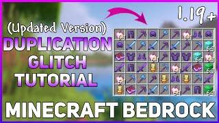 Minecraft Bedrock Duplication Glitch 1.19 Updated