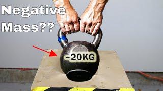 What if You Try To Lift a Negative Mass? Mind-Blowing Physical Impossibility