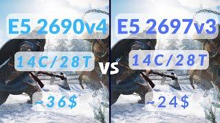 E5-2690v4 vs E5-2697v3. 720p1080p