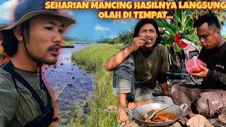 OLAH IKAN GABUS DAN NILA HASIL MANCING SEHARIAN‼️ANDRE PANEN STRIKE