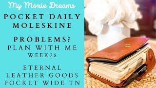 JULY Plan With Me & Problems   Week 28  Pocket Moleskine Daily  Pocket Planner  Chatty #pwm