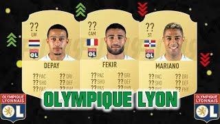 FIFA 19  OLYMPIQUE LYON PLAYER RATINGS  FT. FEKIR DEPAY MARIANO... etc