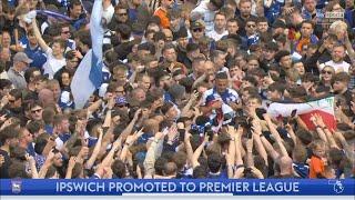 Ipswich Town Fans INSANE CELEBRATIONS after getting Promoted to Premier League 