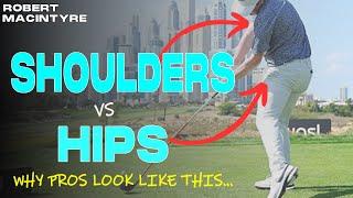 How ALL Pros Sequence The Downswing  NO Shoulder Spinning Allowed