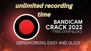 How to Download BANDICAM Cracked Version Latest Unlimited recording time  100% working Bandicam