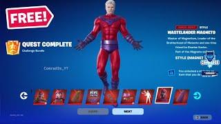 Fortnite Complete Magneto Quests - How to EASILY unlock All Magneto Cosmetics Rewards in Fortnite