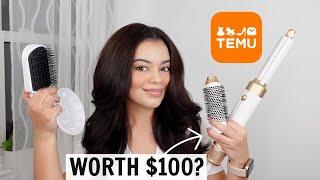 MOST EXPENSIVE HAIR TOOL ON TEMU  WORTH $100?