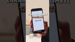 Cezalı yarışma  Ekrandaki kelimeyi tahmin et #shortsvideo #tesettür