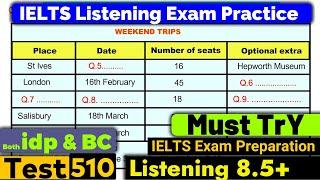 IELTS Listening Practice Test 2024 with Answers Real Exam - 510 