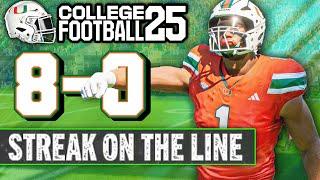 Can ANYONE End our Perfect Season? - College Football 25 Miami Dynasty  Ep.5