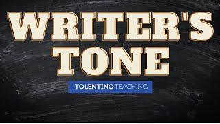 How to Determine a Writers Tone