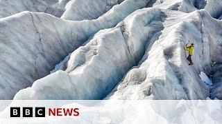 How do you measure the snow melting on Switzerland’s glaciers?  BBC News