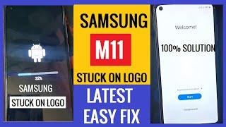 How to Fix Stuck on Logo Samsung M11 After Update Phone  2023