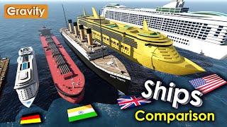 Ships Size Comparison