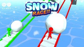 SNOW RACE GAMEPLAY  SNOW RACE  GAMES 