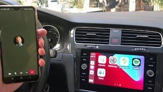 Livedemo Microsoft Teams Apple CarPlay Integration für Anrufe Meetings und Chat