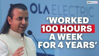 After Backing Narayan Murthy On 70-Hour Work Week Ola Electric CEO Bhavish Aggarwals Big Claim