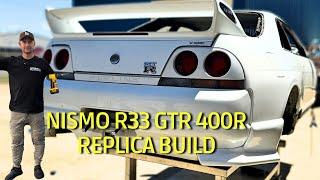 The Transformation Begins on the R33 GTR V-Spec 400R Replica Build.