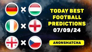 Football predictions and betting tips for today Germany - Hungary Ireland - England