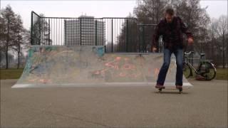 Skateboarding Freestyle practice