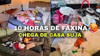 CANSEI FAXINA PESADA COMPLETA 4DIAS SEM LIMPAR A CASA  10 HORAS DE MUITA LIMPEZA 