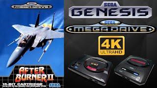 After Burner II SEGA GENESIS  MEGA DRIVE Gameplay Walkthrough FULL GAME 4K60ᶠᵖˢ