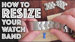 How to Resize  Adjust a Watch Band