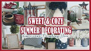 ️ NEW ️ SUMMER DECORATE WITH ME 2024 COZY FARMHOUSE DECORATING IDEAS  SUMMER HOME DECOR 2024