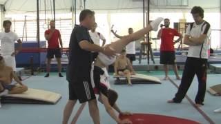 Physical preparation and joint training in gymnastics