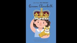 Flip Through Little People Big Dreams Queen Elizabeth book - Children Reading Story Time